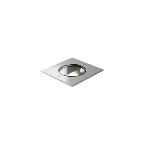 Wever & Ducré+CHART ASYM 1.2 LED 11,4W 565lm 3000K CRI>90, hämardatav phase-cut, IP67, süvisvalgusti, roostevaba teras