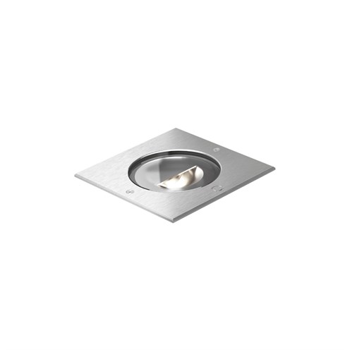 Wever & Ducré+CHART ASYM 1.6 LED 15,7W 845lm 3000K CRI>90, hämardatav phase-cut, IP67, süvisvalgusti, roostevaba teras