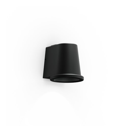 Wever & Ducré+Clasco 1.0 LED 12W 505lm 2700K CRI>90 105°, hämardatav phase-cut, IP65, välisvalgusti, matt must