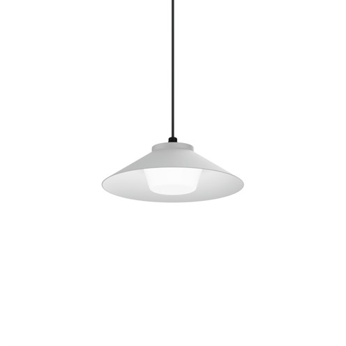 Wever & Ducré+Tradora Suspended 1.0 LED 9W 405lm 2700K CRI>90, hämardatav phase-cut, IP65, välisvalgusti, alumiinium, opaalklaas