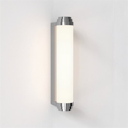 ASTRO+Burlington 400 LED 9,8W 418lm 2700K CRI>90, hämardatav phase-cut, IP44, seinavalgusti, poleeritud kroom