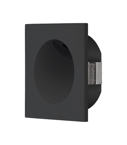 EGLO+ZARATE LED 2W 90lm 3000K, süvisvalgusti, must