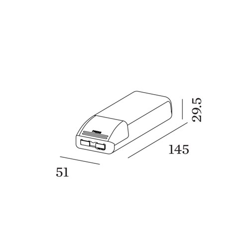 Wever & Ducré+Liiteseade 12V 25W phase-cut dim