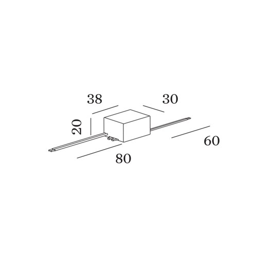 Wever & Ducré+LED liiteseade 4,5W 350mA, phase-cut DIM, IP44