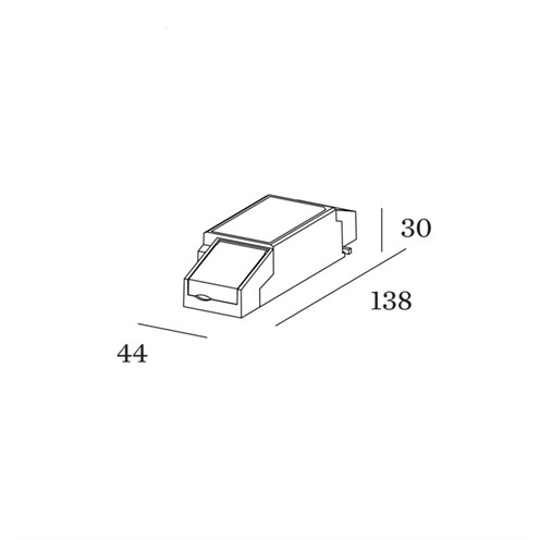 Wever & Ducré+LED liiteseade 20W 26-38V 500mA, phase-cut dim