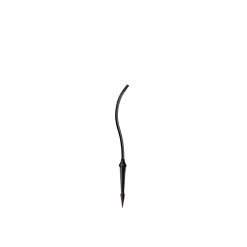 Wever & Ducré+SWAM Pole 400 curved maapiigiga post, must