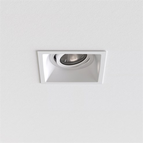 ASTRO+Minima PRO Square Adjustable LED 11.8W 1245lm 3000K CRI>90 30°, hämardatav DALI, süvisvalgusti, matt valge
