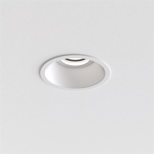 ASTRO+Minima PRO Round Fixed LED 11.8W 1210lm 3000K CRI>90 21°, hämardatav DALI, IP65, süvisvalgusti, matt valge