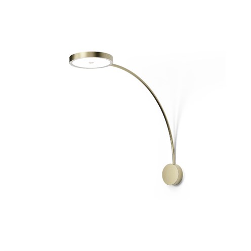 Panzeri+Dip LED 18W 1931lm 2700K CRI>90, hämardatav Push/DALI, seinavalgusti, šampanja