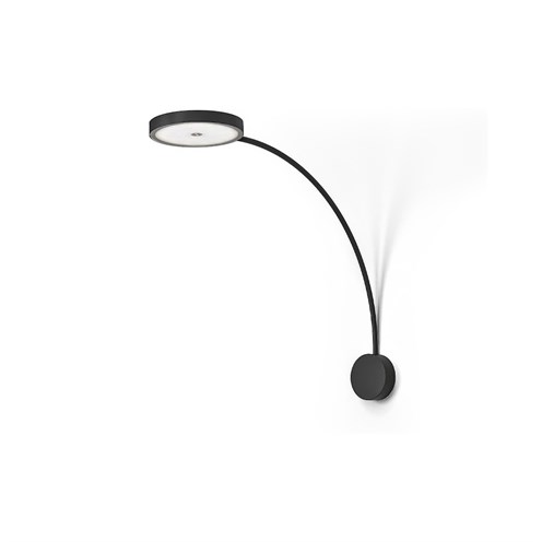 Panzeri+Dip LED 18W 1931lm 2700K CRI>90, hämardatav Push/DALI, seinavalgusti, matt must