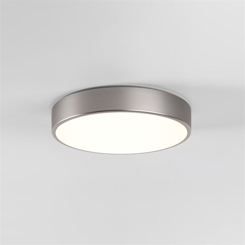 ASTRO+Mallon LED 15,3W 670/730/733lm 2700/3000/4000K (lülitiga reguleeritav) CRI>90, hämardatav phase-cut, IP44, laevalgusti, matt nikkel