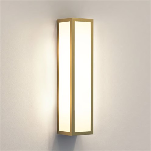 ASTRO+Salerno 2x max. 5W E14, IP44, seinavalgusti, messing