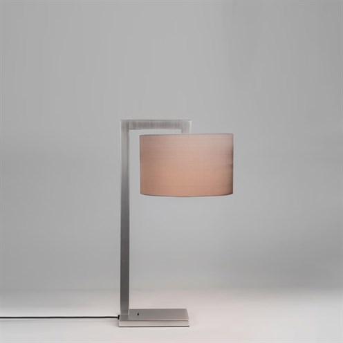 ASTRO+Ravello Table max. 60W E27, lauavalgusti, matt nikkel, ilma varjuta (tellida eraldi), mõõdud ilma varjuta