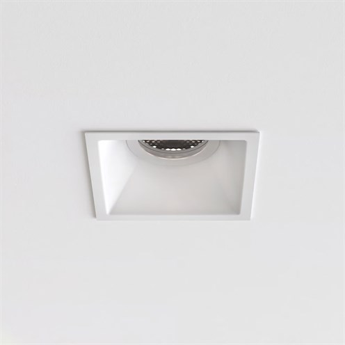 ASTRO+Minima Slimline Square Fixed Fire-Rated max. 6W GU10, IP65, süvisvalgusti, matt valge