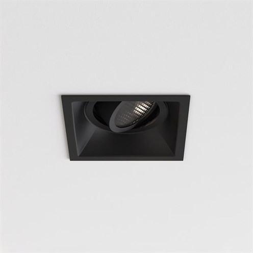 ASTRO+Minima Slimline Square Adjustable Fire-Rated max. 6W GU10, süvisvalgusti, matt must