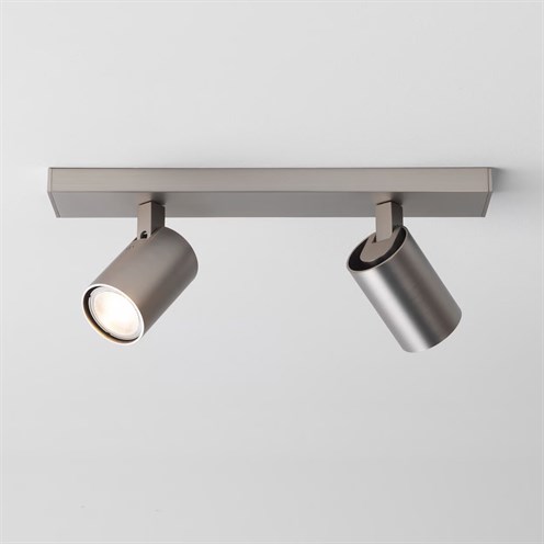 ASTRO+Ascoli Twin 2x max. 50W GU10, laevalgusti, matt nikkel