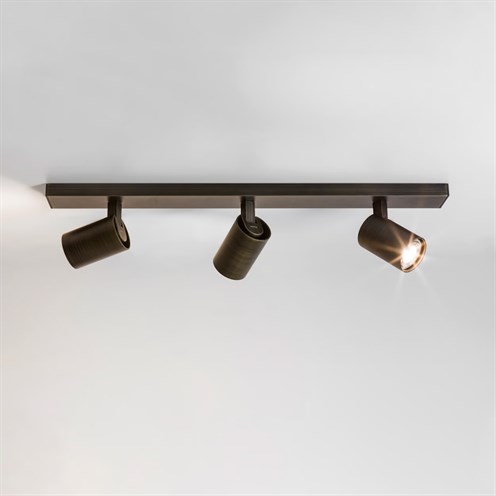 ASTRO+Ascoli Triple Bar 3x max. 50W GU10, laevalgusti, pronks