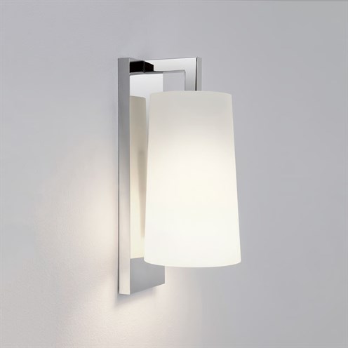 ASTRO+Lago 280 max. 60W E27, IP44, seinavalgusti, poleeritud kroom, ilma varjuta (tellida eraldi)