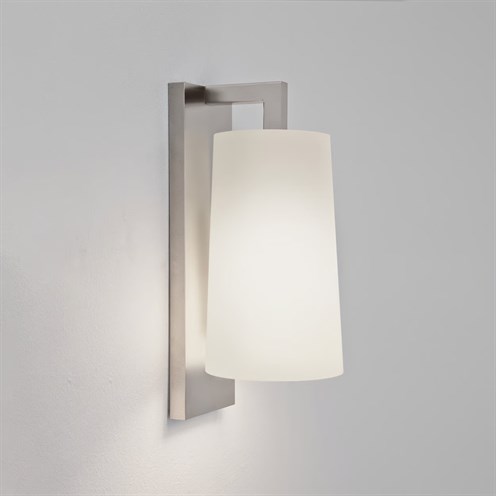 ASTRO+Lago 280 max. 60W E27, IP44, seinavalgusti, matt nikkel, ilma varjuta (tellida eraldi)