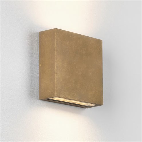 ASTRO+Elis Twin LED 8.2W 524lm 3000K 35°, IP54, välisvalgusti, messing