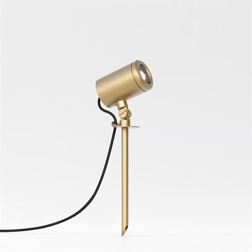 ASTRO+Jura Spike Spot max. 6W GU10, IP65, välisvalgusti, messing