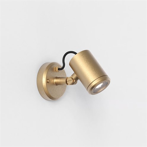 ASTRO+Jura Single Spot max. 6W GU10, IP65, välisvalgusti, messing