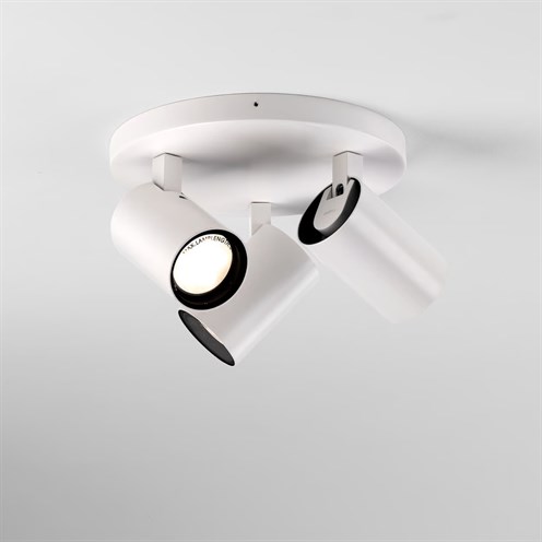 ASTRO+Aqua Triple Round 3x max. 6W GU10, IP44, lae-/seinavalgusti, matt valge