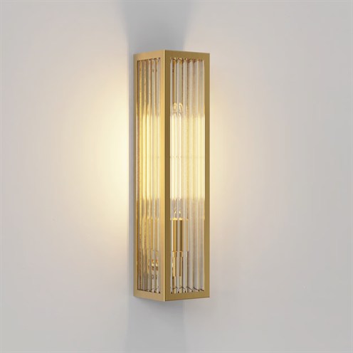 ASTRO+Harvard Wall Coastal max. 4W E27, IP44, välisvalgusti, harjatud messing