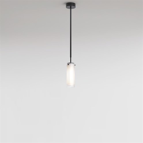 ASTRO+Ottavino Pendant max. 5W E14, IP44, rippvalgusti, matt must