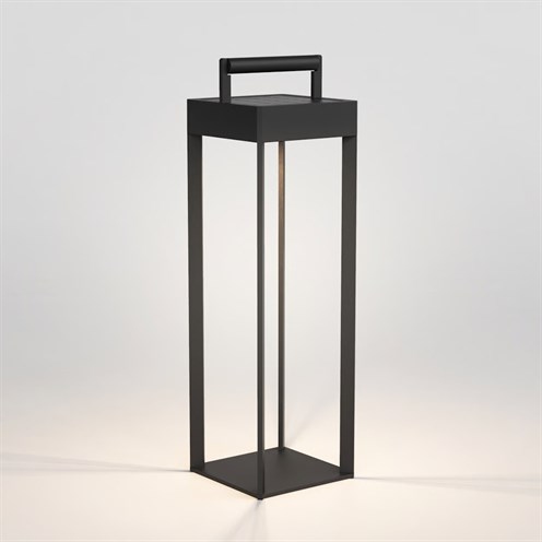 ASTRO+Kuro 450 LED 1,3W 145lm 2700K, hämardatav Touch Dim, IP44, päikesepaneeliga, laetav välisvalgusti (5h, tööaeg kuni 12h), must
