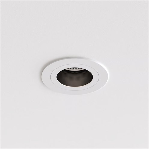 ASTRO+Pinhole Slimline Round Fixed Fire-Rated max. 6W GU10, IP65, süvisvalgusti, matt valge