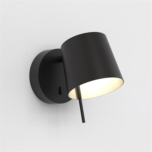 ASTRO+Miura Wall LED 7,5W 367lm 2700K, lülitiga, seinavalgusti, matt must, ilma varjuta (tellida eraldi)