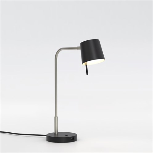 ASTRO+Miura Desk USB LED 7.5W 367lm 2700K, lauavalgusti, matt nikkel, kuppel tellida eraldi