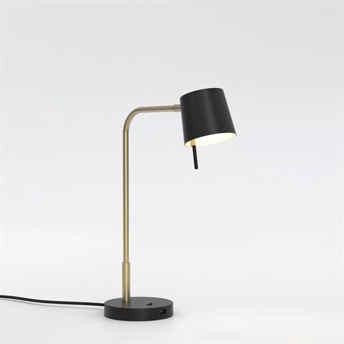 ASTRO+Miura Desk USB LED 7.5W 367lm 2700K, lauavalgusti, matt kuld, kuppel tellida eraldi