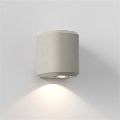 ASTRO+Brixham Wall Single max. 10W GU10, IP44, välisvalgusti, hall