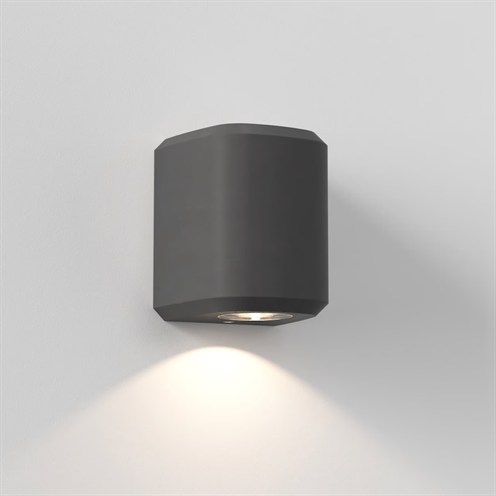 ASTRO+Brixham Wall Single max. 10W GU10, IP44, välisvalgusti, tumehall