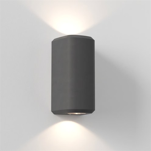 ASTRO+Brixham Wall Twin 2x max. 10W GU10, IP44, välisvalgusti, tumehall