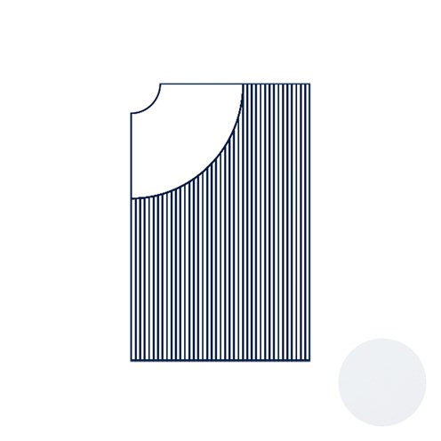 Bover+Arid Tile Left, valge