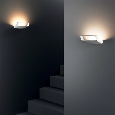 Lodes+Aile LED 2x8W 1840lm 2700K CRI>92, seinavalgusti, matt valge