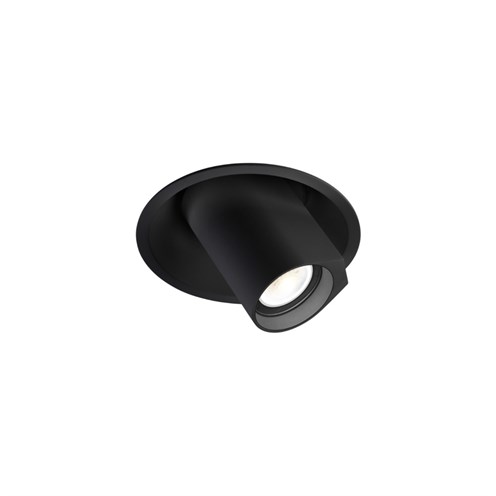 Wever & Ducré+BLIEK ROUND 1.0 PAR16 max. 12W GU10, süvisvalgusti, matt must