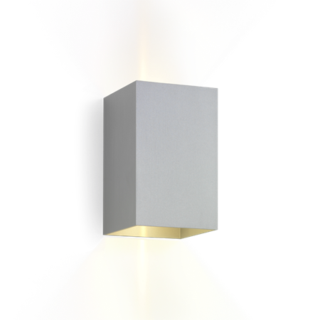 Wever & Ducré+BOX WALL 4.0 LED 10.5W 705lm 2700K CRI>90, hämardatav phase-cut, seinavalgusti, alumiiniumvärvi
