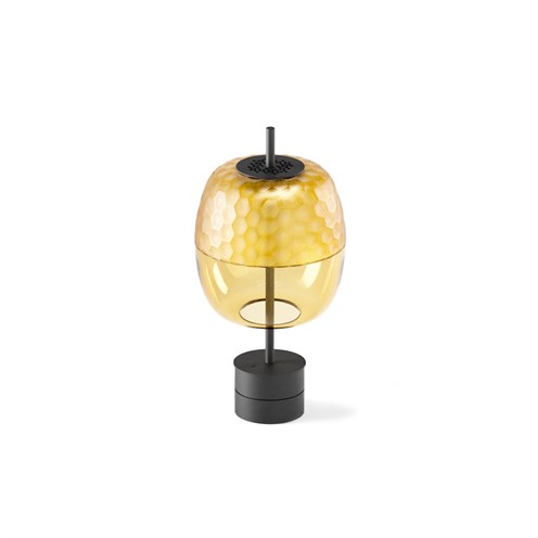 Panzeri+Adamas LED 9W 624lm 2700K CRI>90, hämardatav Push dim, lauavalgusti, pronks/matt must