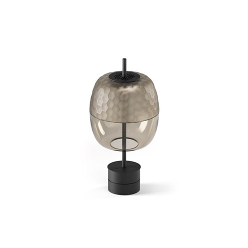 Panzeri+Adamas LED 9W 624lm 2700K CRI>90, hämardatav Push dim, lauavalgusti, suitsune/matt must