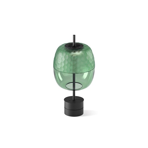 Panzeri+Adamas LED 9W 624lm 2700K CRI>90, hämardatav Push dim, lauavalgusti, roheline/matt must