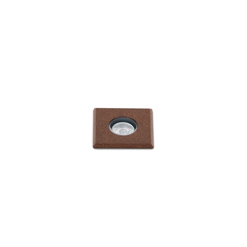 Lombardo+CNC 25 2.0 Q LED 2W 137lm 500mA 3000K CRI>90 30°, IP67, süvisvalgusti, corten, liiteseadmeta