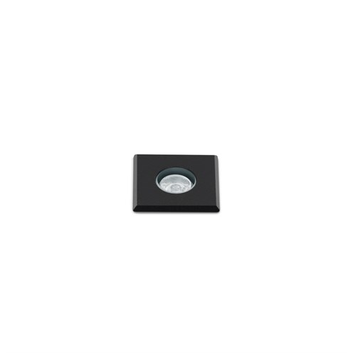 Lombardo+CNC 25 2.0 Q LED 2W 137lm 500mA 3000K CRI>90 30°, IP67, süvisvalgusti, must, liiteseadmeta