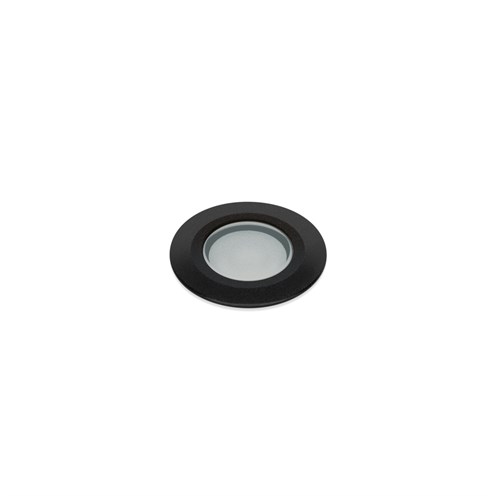 Lombardo+CNC 35 2.0 T Full Resin LED 2W 48lm 500mA 3000K CRI>90, IP67, süvisvalgusti, must, liiteseadmeta