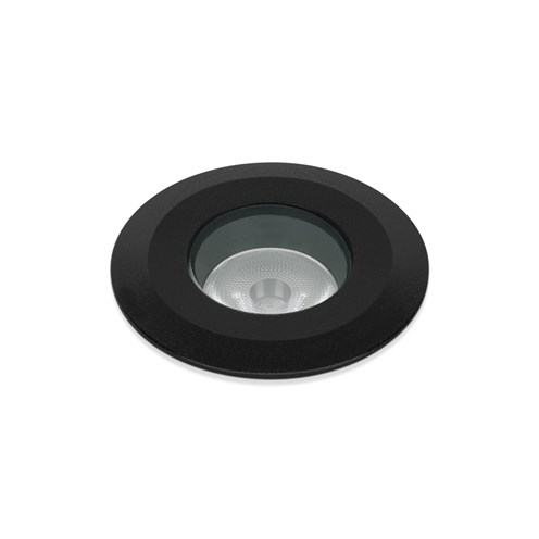 Lombardo+CNC 50 2.0 T LED 6,5W 575lm 500mA 3000K CRI>90 30°, IP67, süvisvalgusti, must, liiteseadmeta