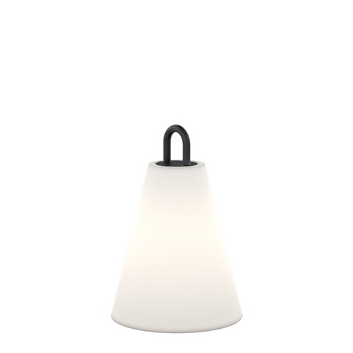 Wever & Ducré+Costa 1.0 LED 2.5W 130lm 2200-4000K (lülitiga reguleeritav), IP65, laetav välisvalgusti (5h, tööaeg kuni 8h), valge/must