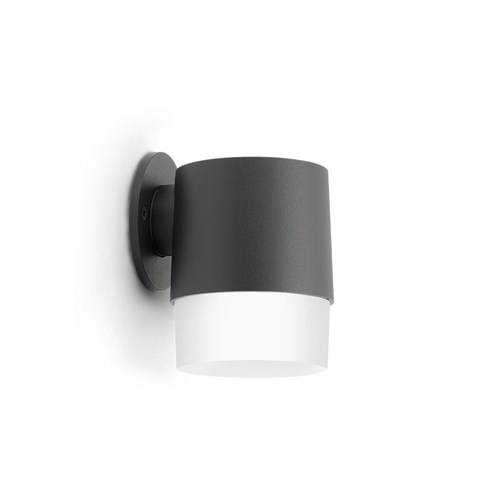 Lombardo+Clic Up Wall LED 5W 330lm 3000K, hämardatav phase-cut, IP65, välisvalgusti, tumehall